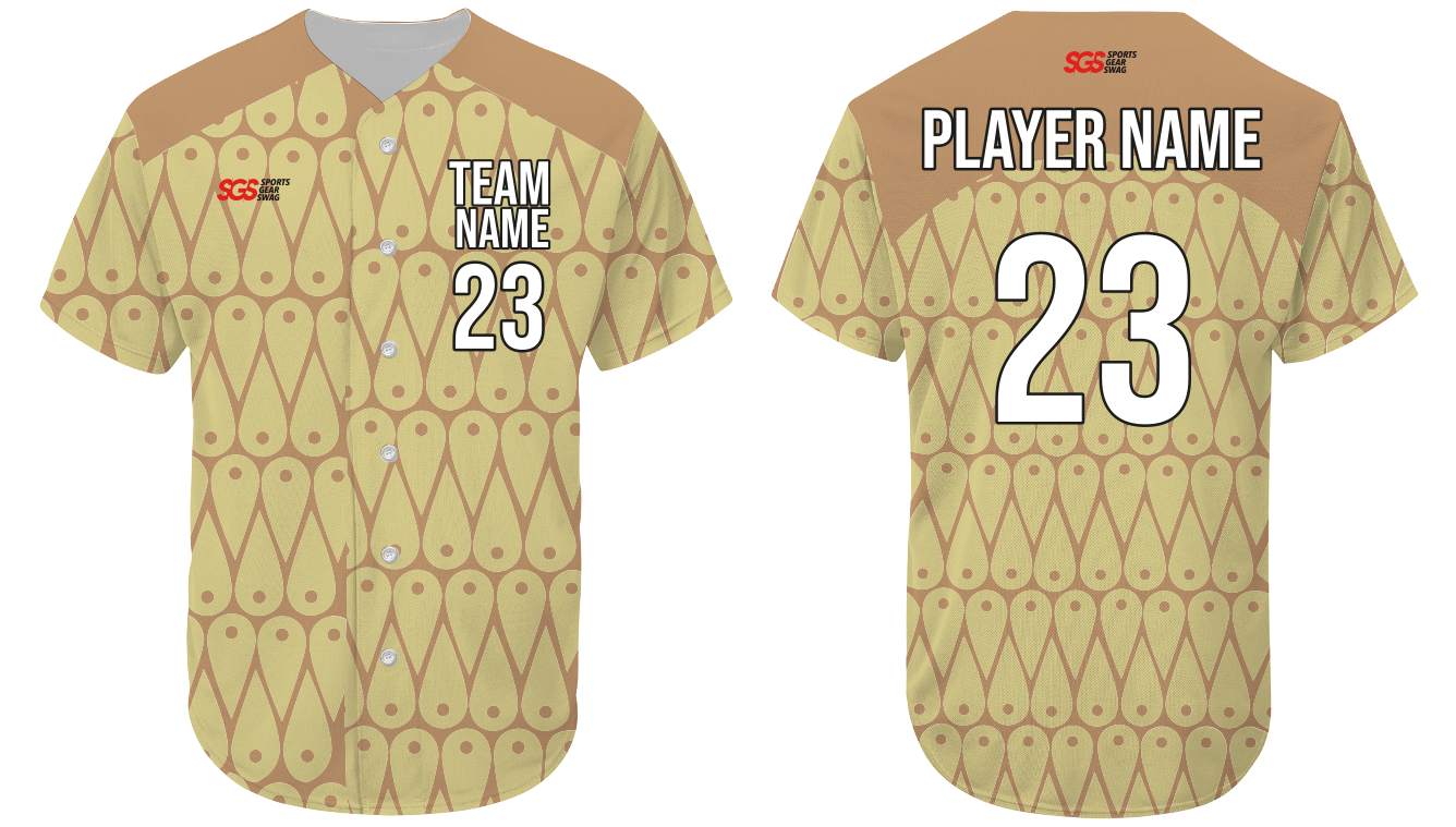 Custom pattern abstract adult youth unisex softball jersey - Jersey