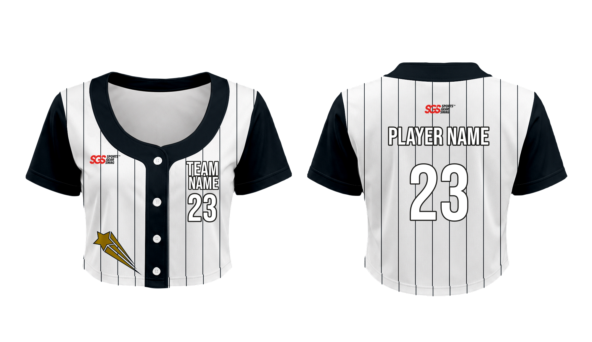 Custom team spirit cropped adult youth unisex baseball jersey - Cropped-baseball-jerseys