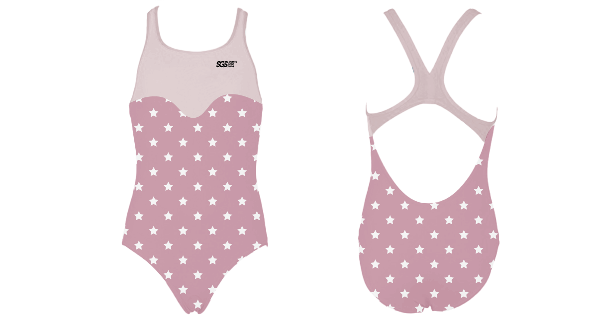 Custom youth standard bathing suit stardust splash - Swimming-bathing-suits