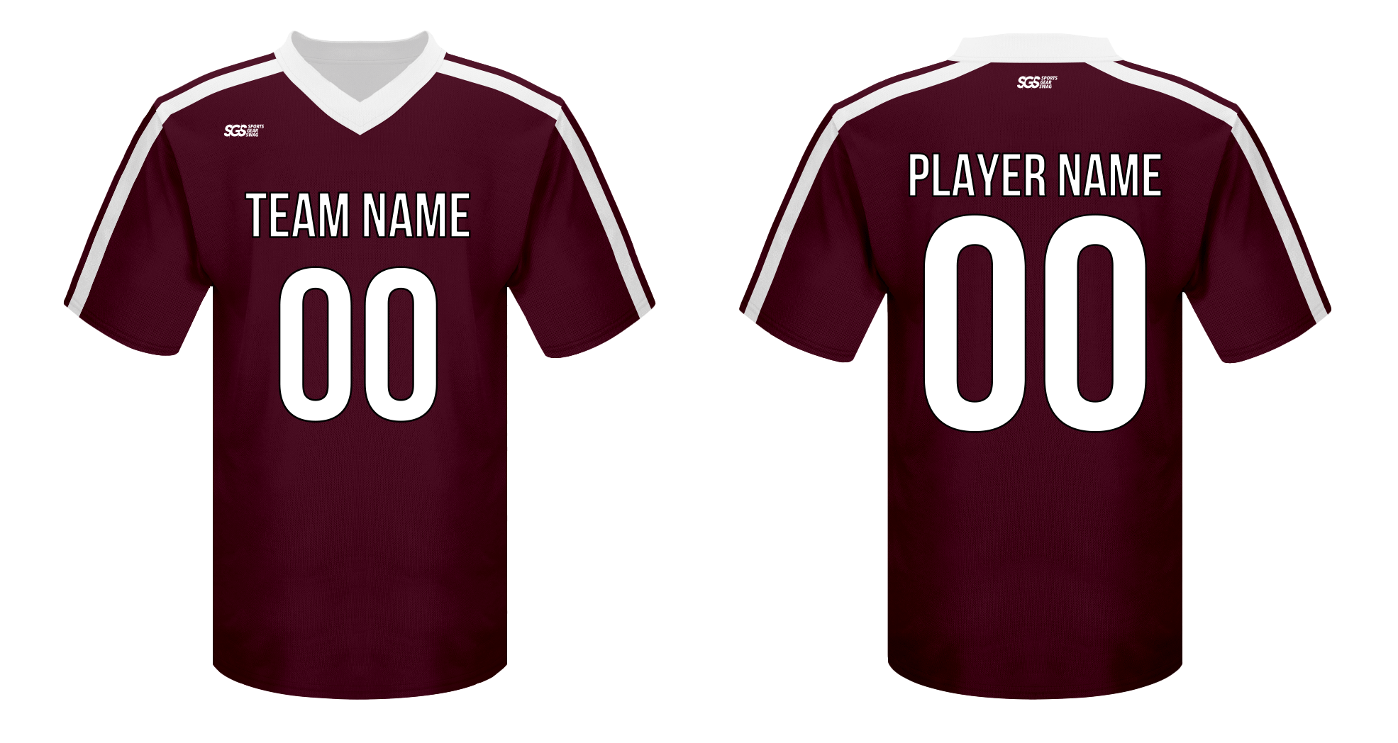 Custom football jersey adult youth unisex brownish red - Jersey