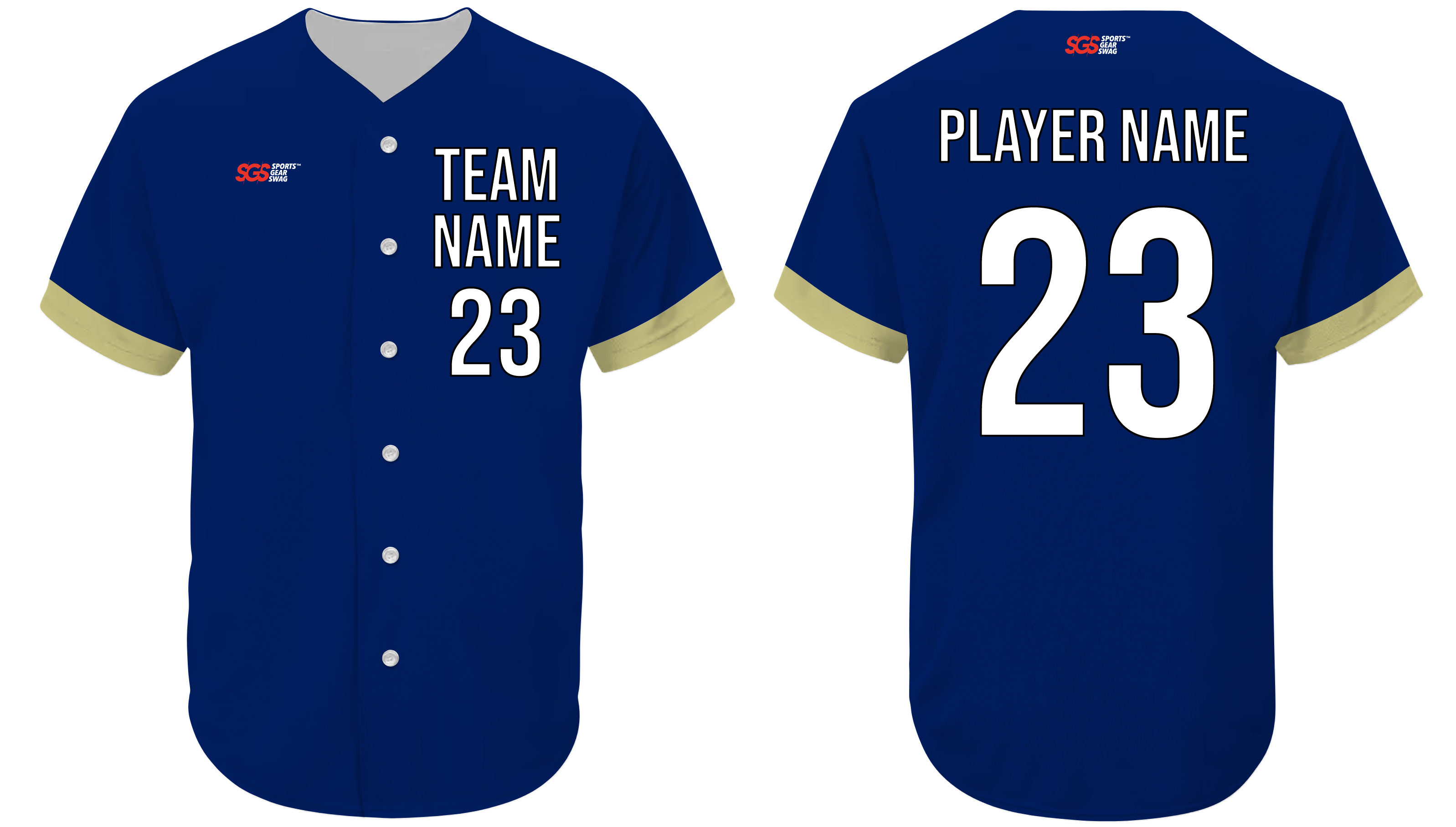 Custom cerulean  adult youth unisex full buttons softball jersey - Jersey