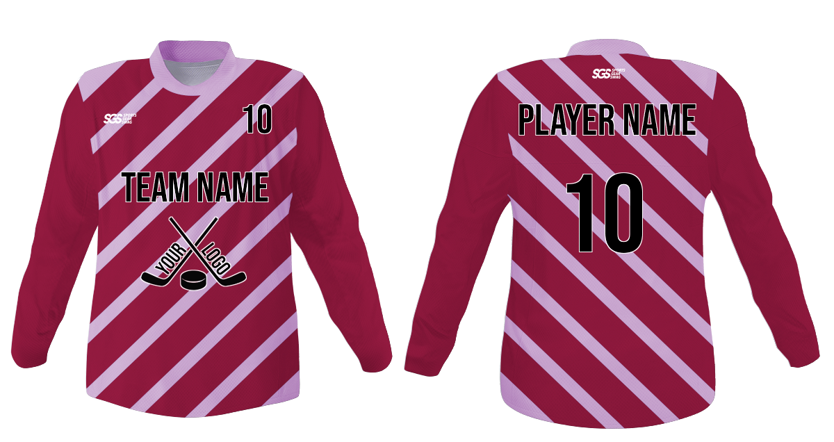 Custom  light stripe adult youth unisex hockey jersey - Jersey