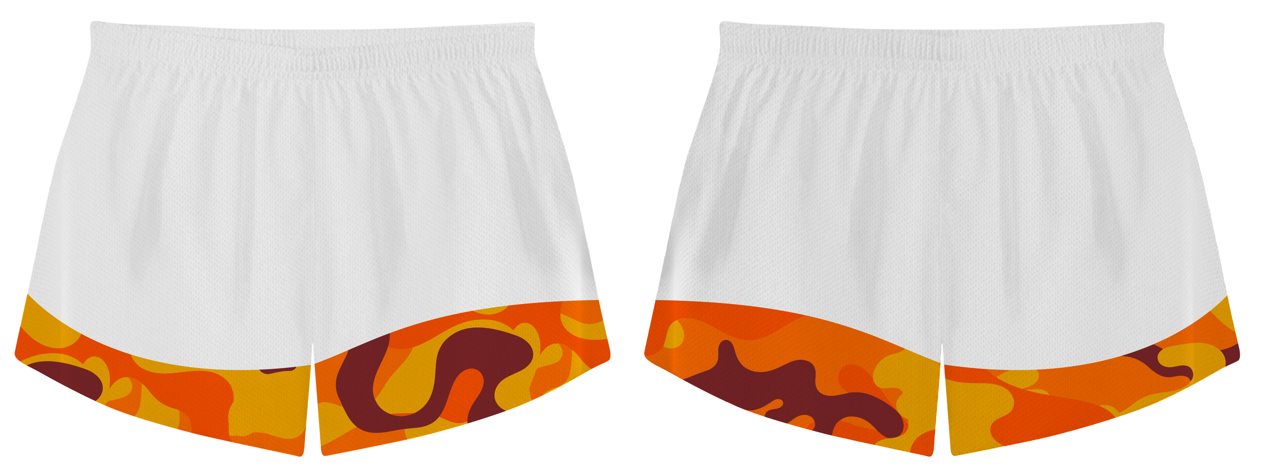 Custom orange camo adult youth volleyball jersey - Jersey