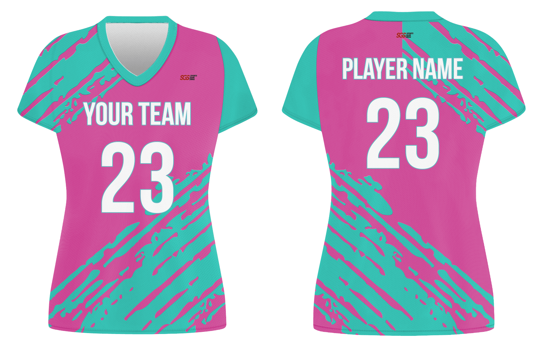 Custom simple abstract adult youth volleyball jersey - Jersey