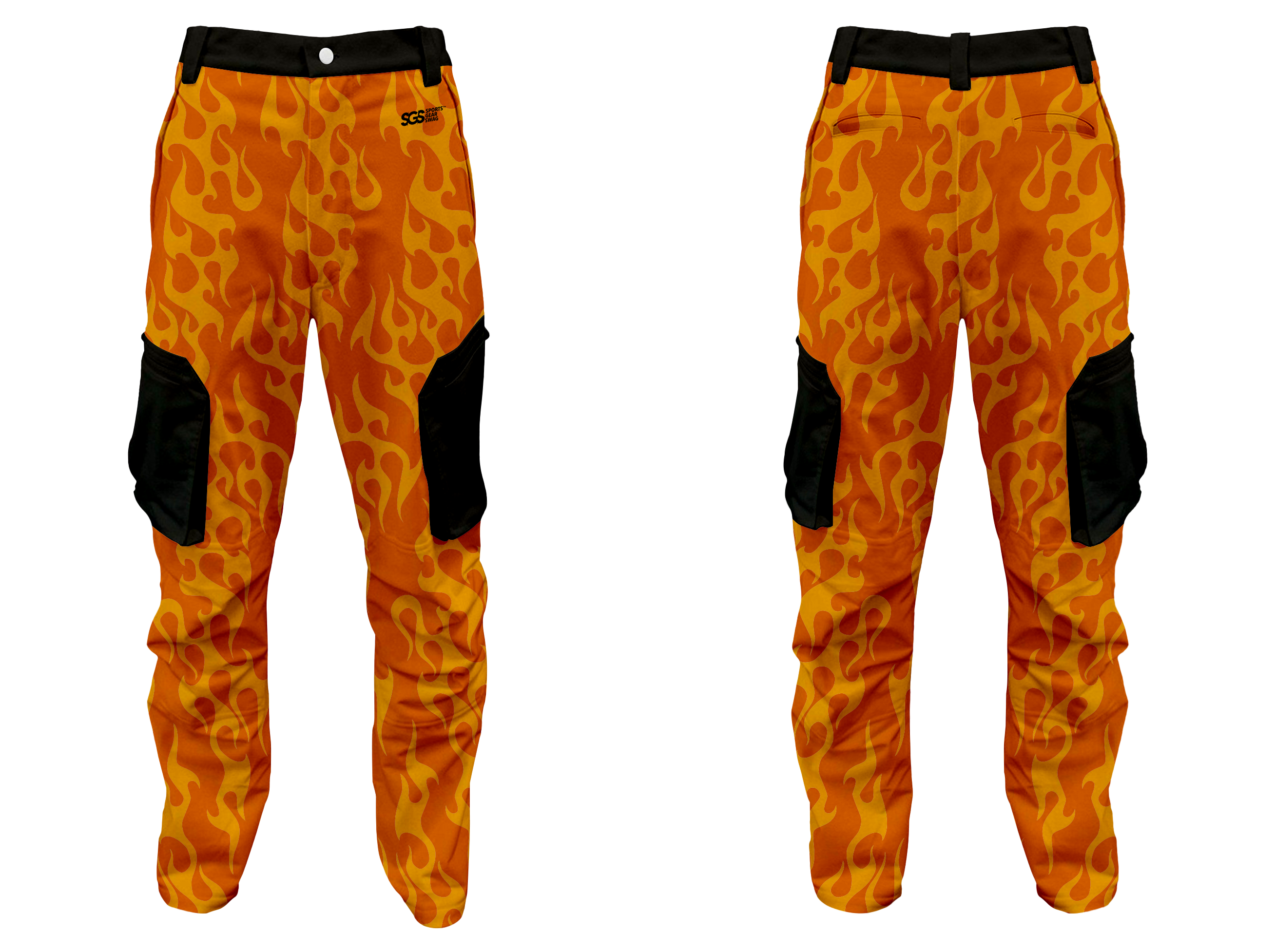 Custom fishing shirt adult youth unisex flamewave fury - Jersey