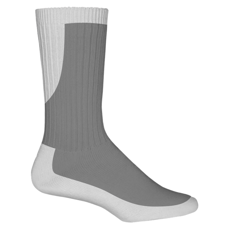 Custom two-tone adult youth unisex socks - Socks