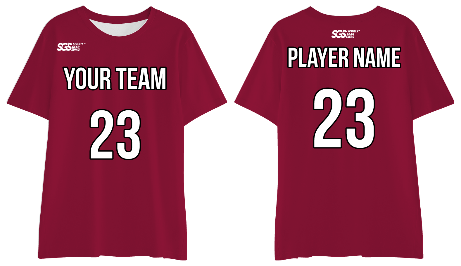 Custom maroon comfort adult youth unisex  t shirt - Shirt
