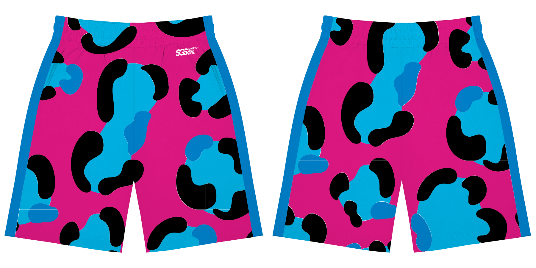Custom cow print adult youth unisex shorts - Rugby-shorts