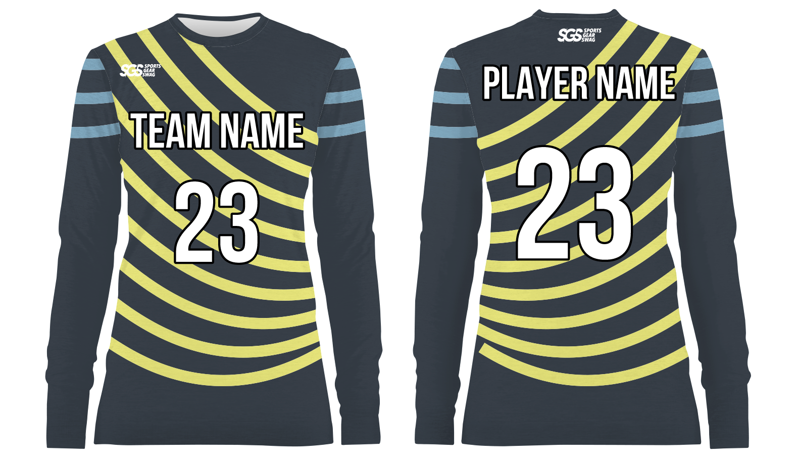 Custom layered stripes adult youth unisex long sleeves soccer jerseys - Jersey