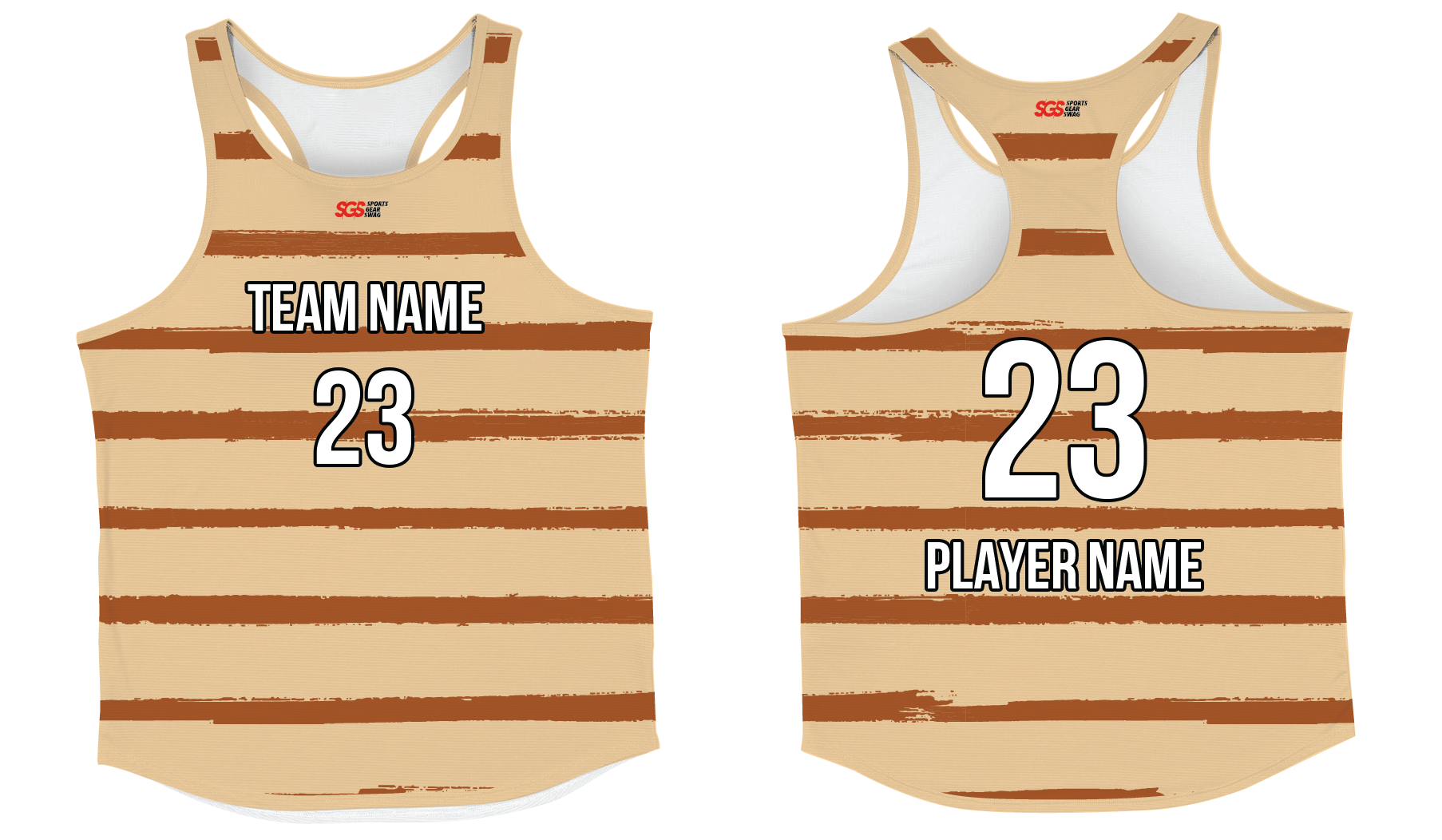 Custom track singlets   adult youth unisex  stripe racer - Track-singlets