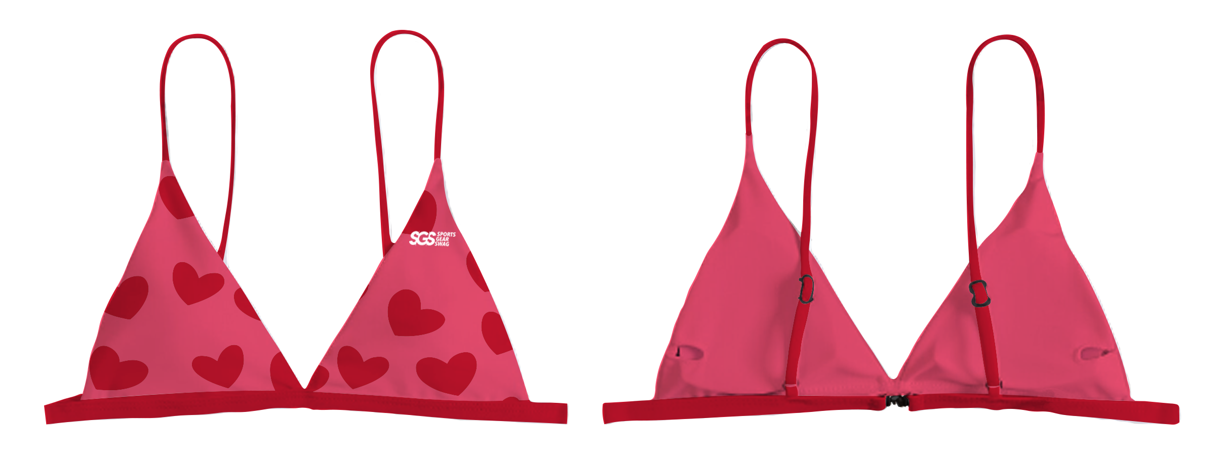 Custom two-piece bikini medium cut cupid’s wave - Swimming-tops