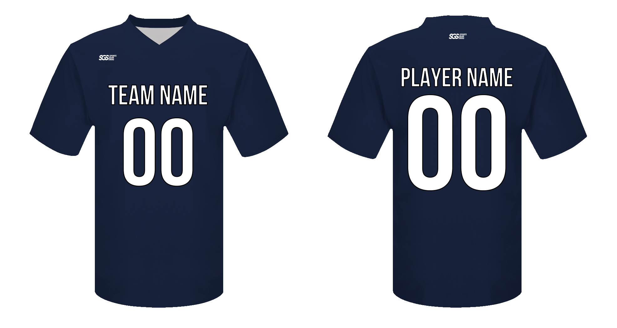 Custom football jersey adult youth unisex midnight depths - Jersey