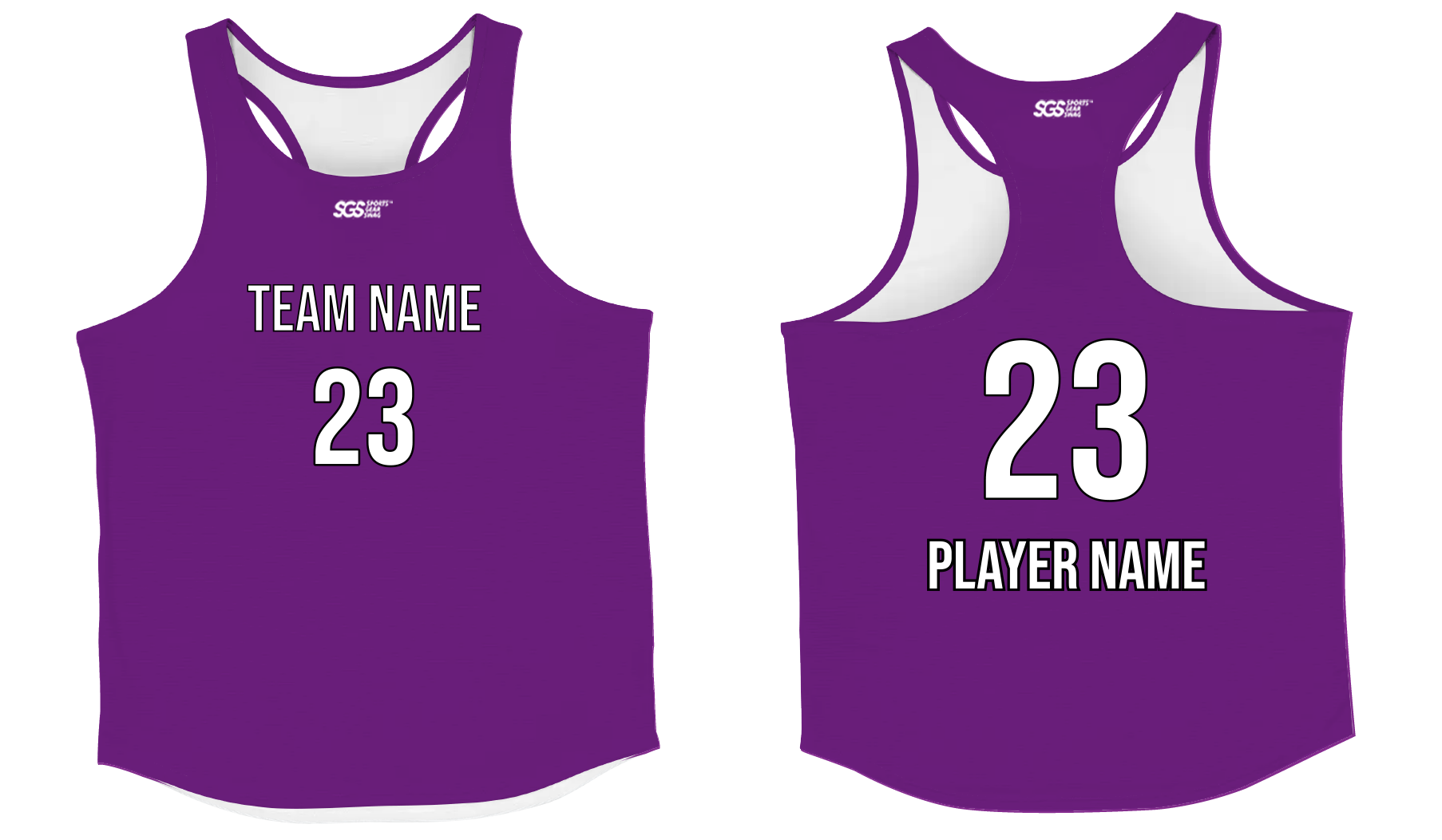 Custom track singlets adult youth unisex strike force - Track-singlets