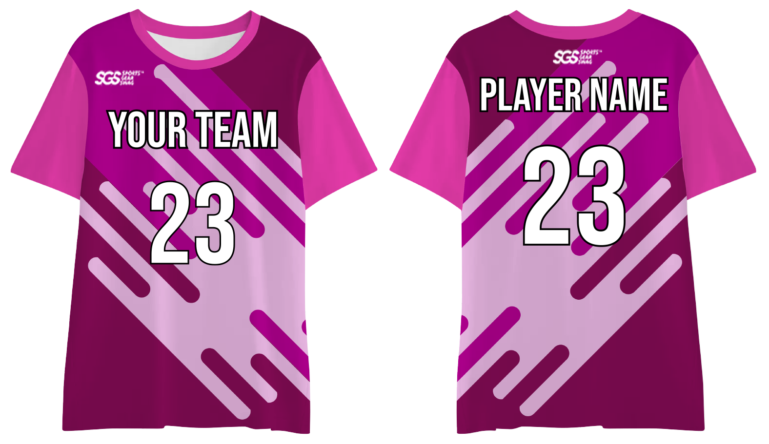 Custom moisture wicking magenta adult youth unisex shirt - Shirt