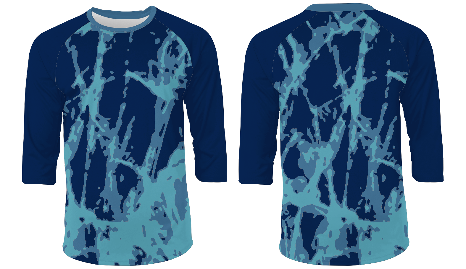 Custom nature 3/4 sleeve adult youth unisex shirt - Shirt-3-4-sleeve