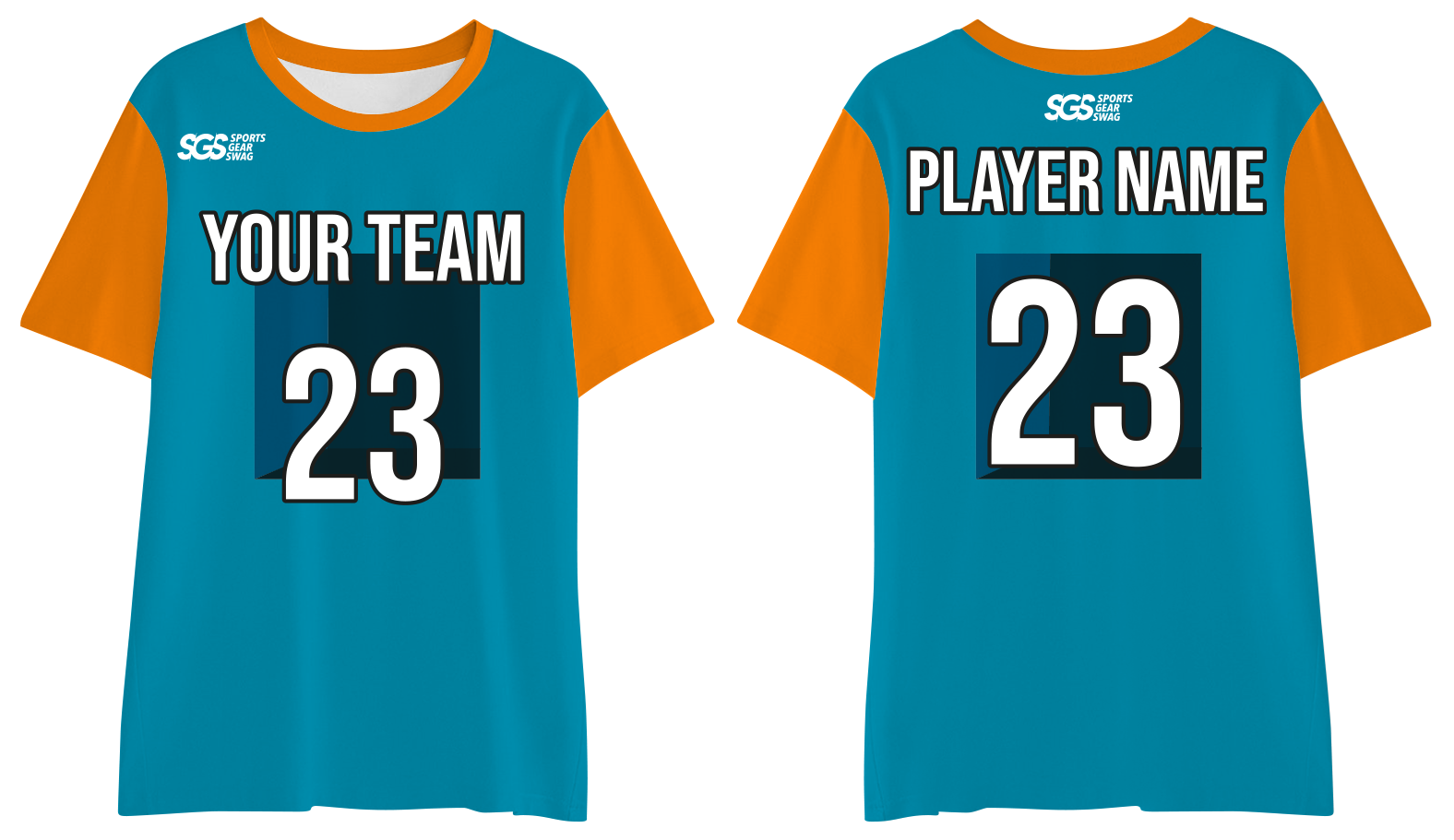 Custom moisture wicking teal green adult youth unisex shirt - Shirt