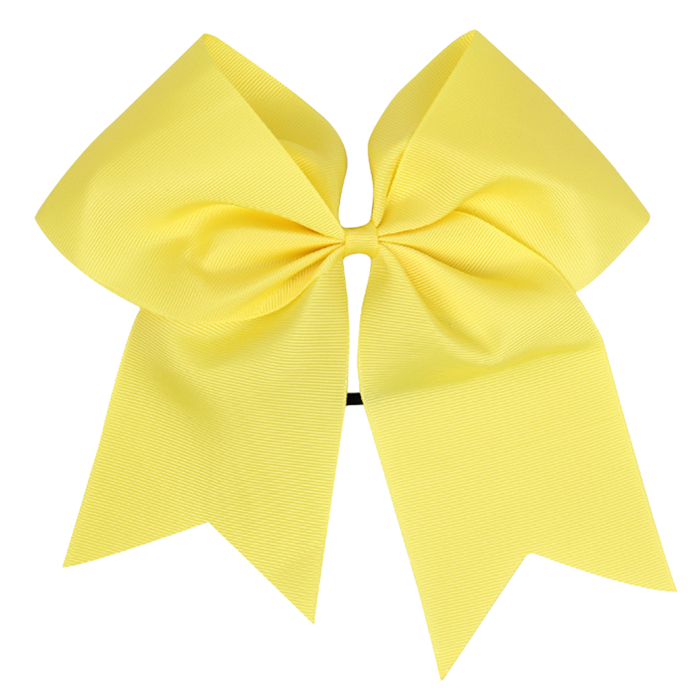 Custom cheerleading bow adult youth lemon flash - Cheerleading-bows