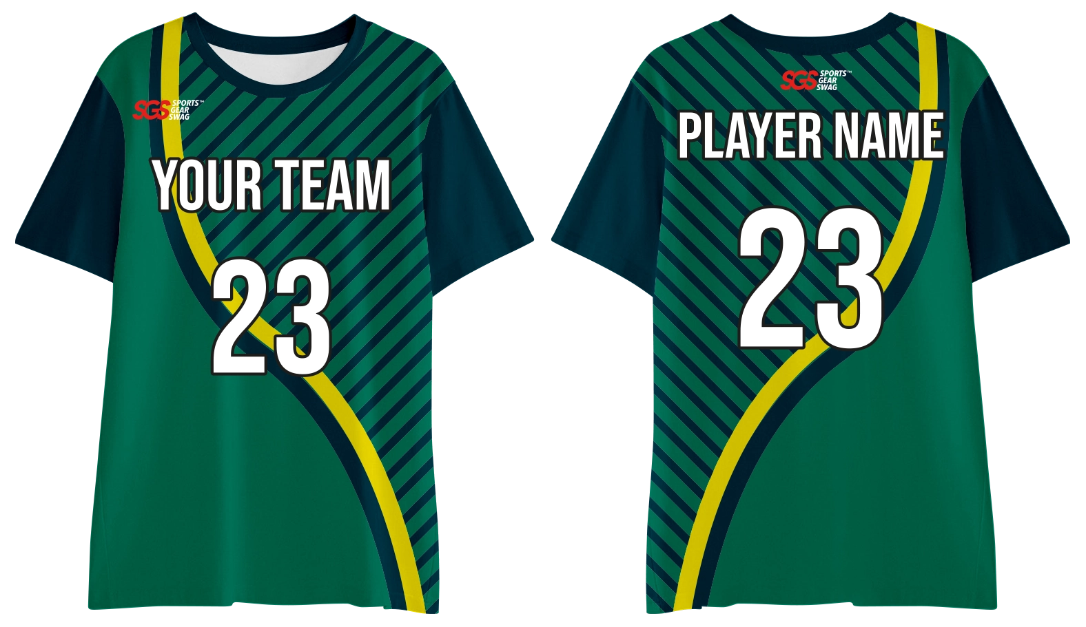 Custom moisture wicking diagonal adult youth unisex shirt - Jersey