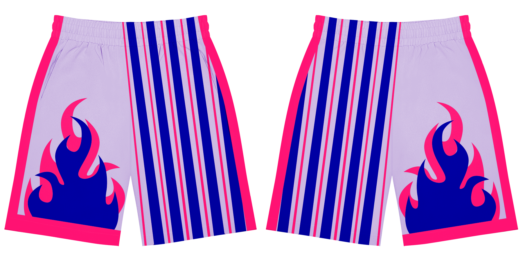 Custom sunburst adult youth unisex shorts - Track-shorts