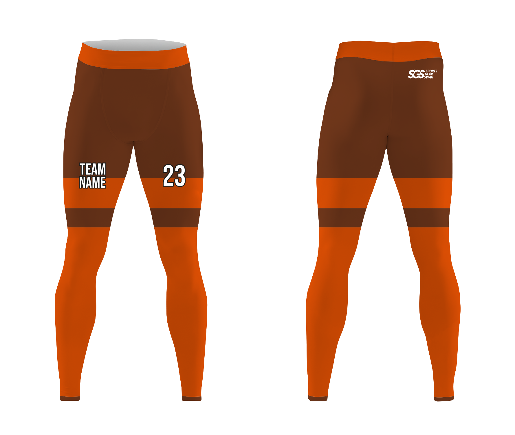 Custom best choice adult youth unisex full calf compression tights - Compression-tights