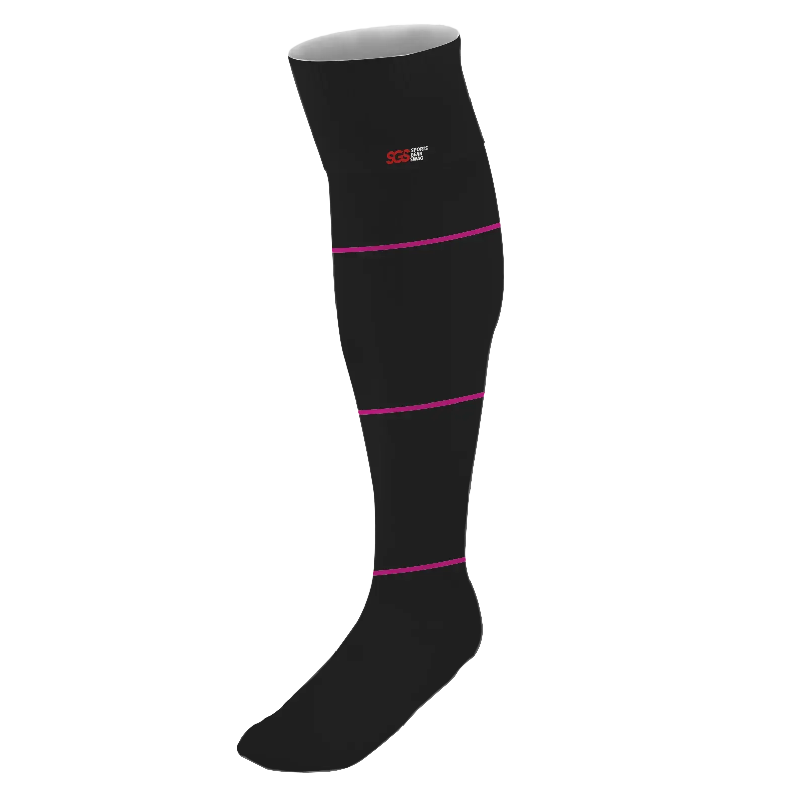 Custom soccer socks adult youth unisex raven rose - Socks
