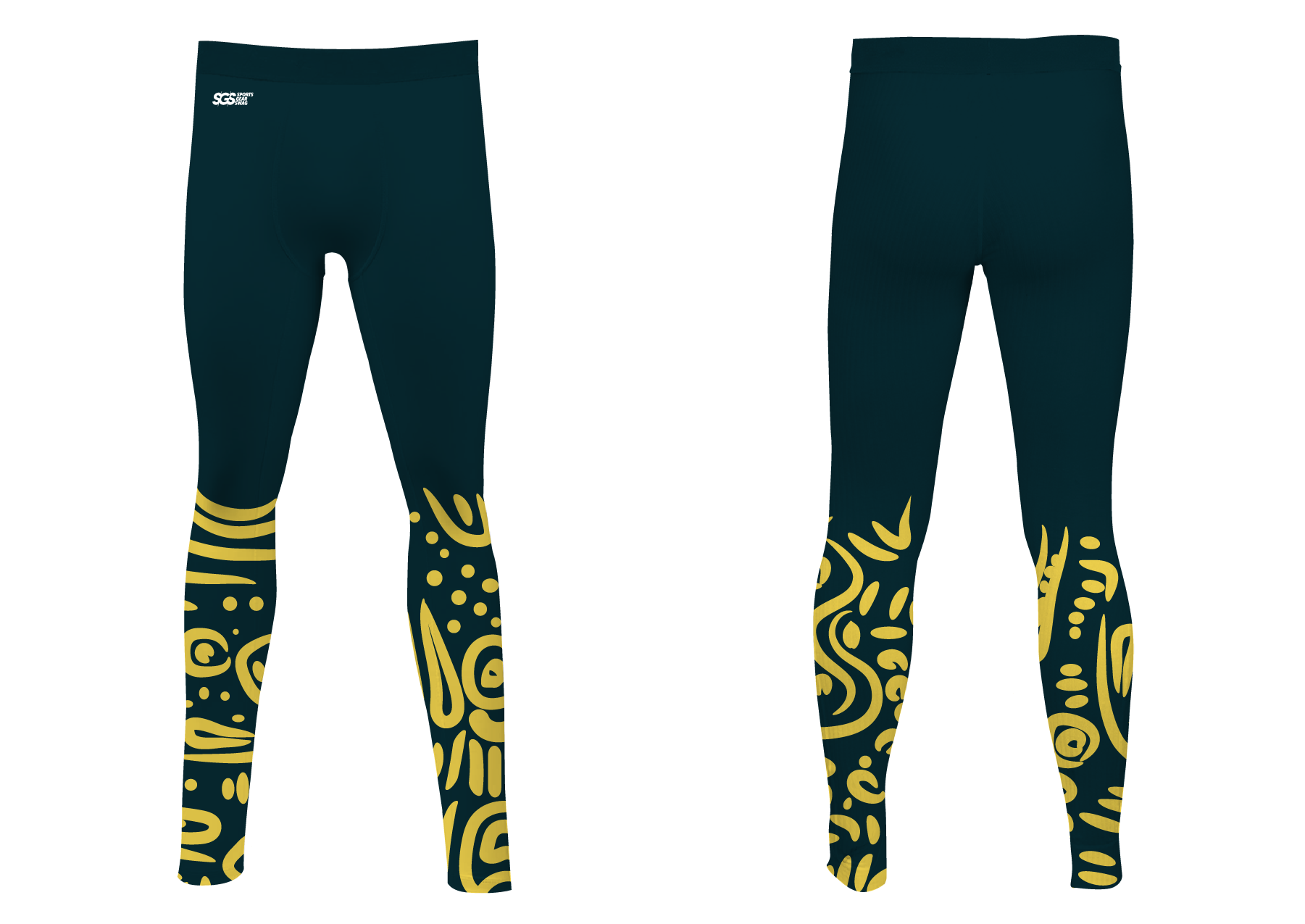 Custom cycling tights adult youth unisex creative fusion - Cycling-tights