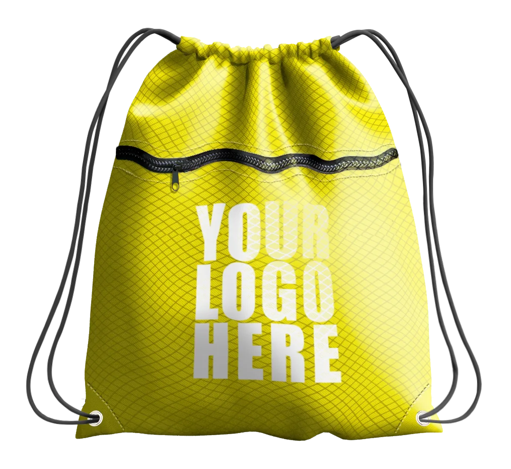 Drawstring bag with zipper sunlight - Drawstring-bag