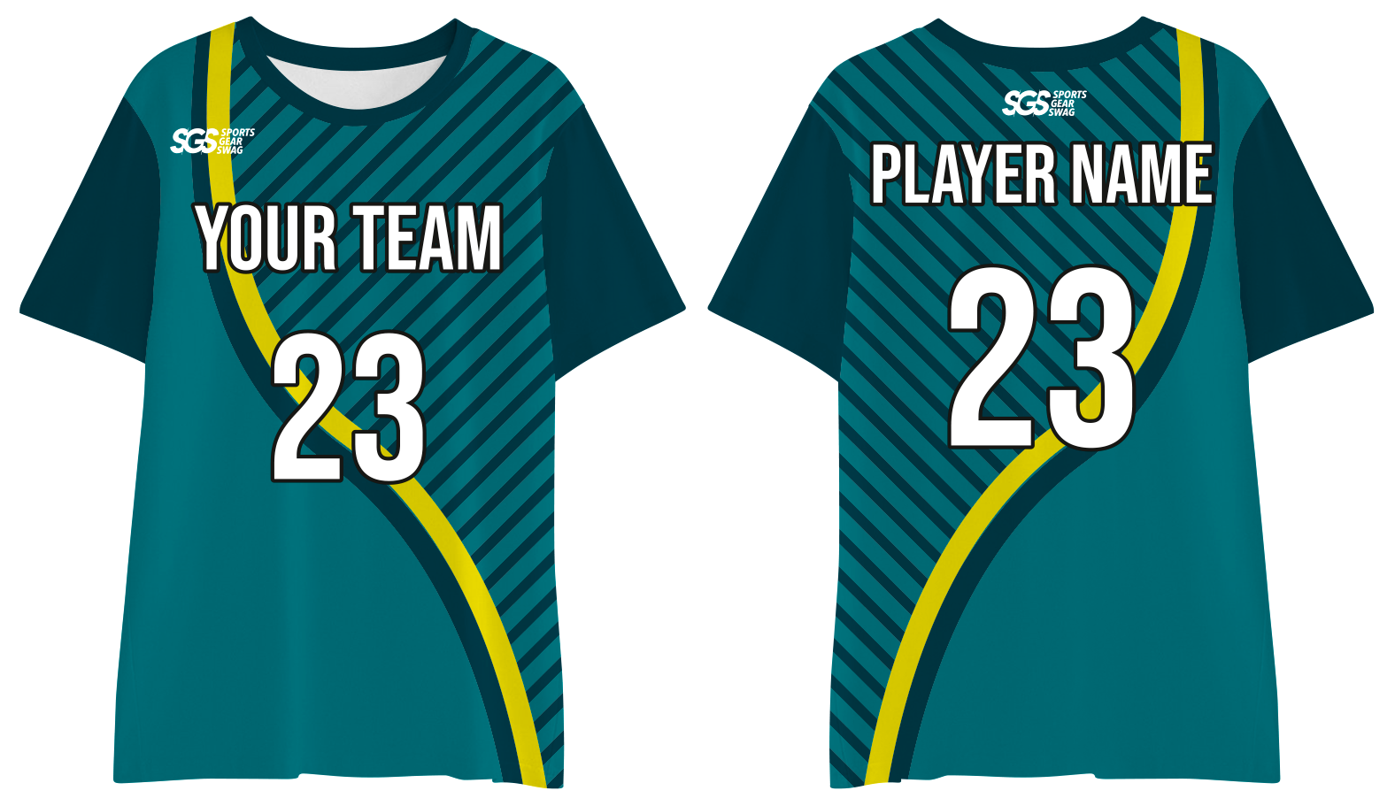 Custom moisture wicking diagonal adult youth unisex shirt - Jersey