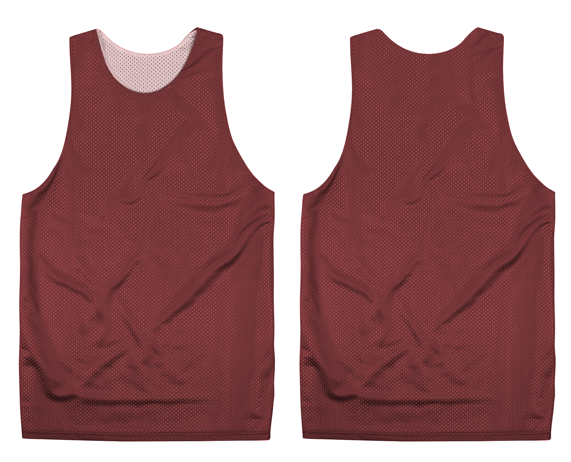 Custom maroon adult youth unisex pinnies - Pinnies