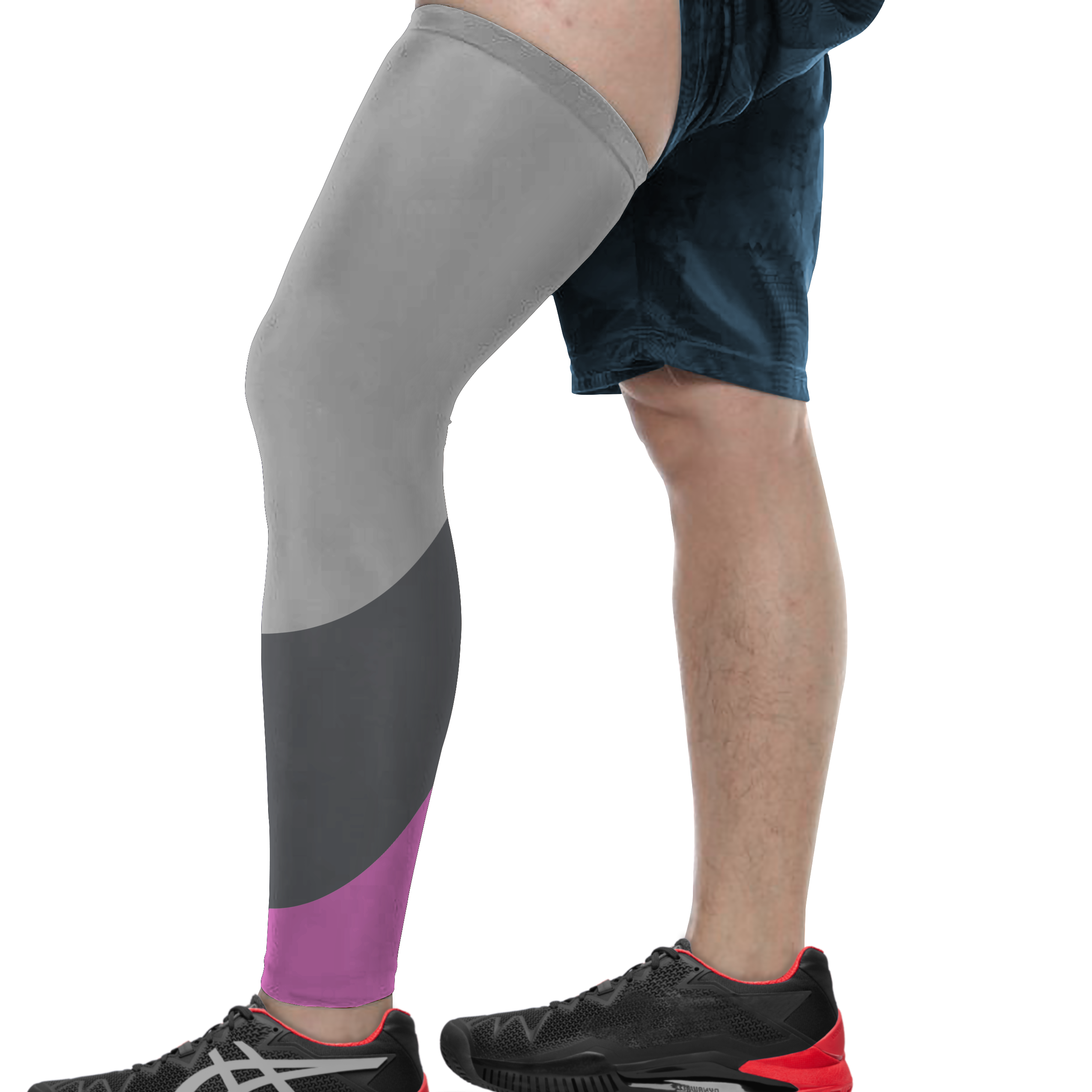 Custom tri-solid adult youth unisex full leg sleeve - Leg-sleeve