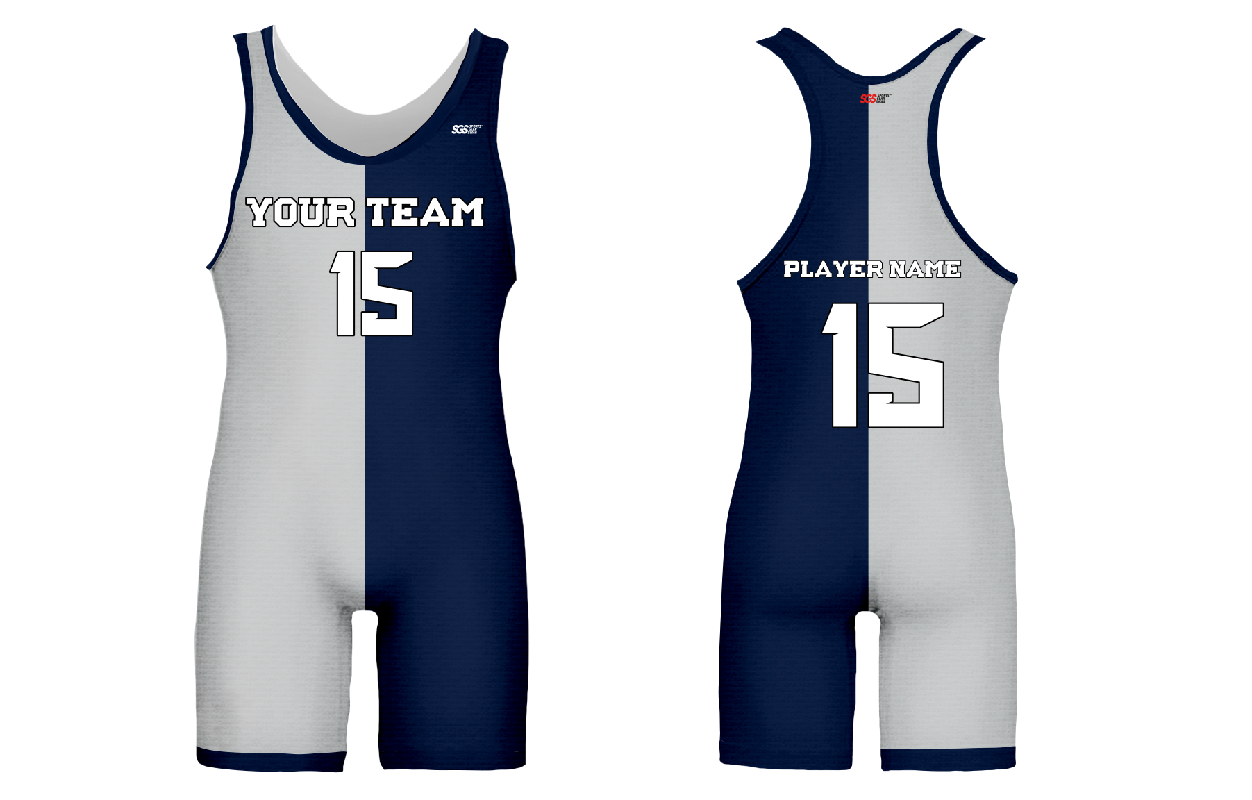 Custom navy snow adult youth unisex powerlifting singlets - Powerlifting-singlets