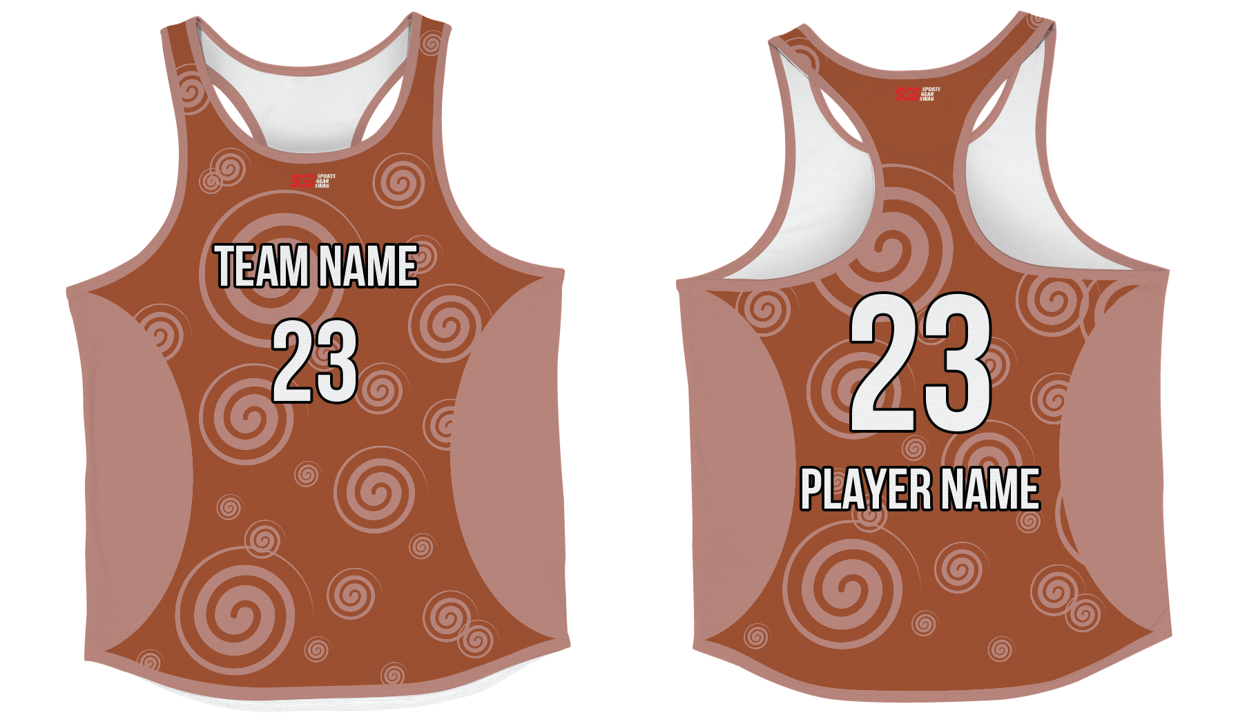 Custom track singlets adult youth unisex blaze mode - Track-singlets