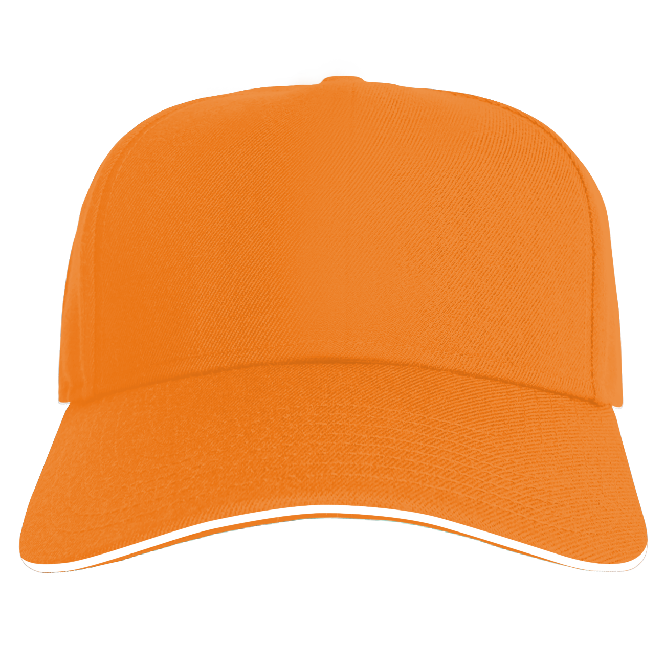 Custom adult youth unisex orange cap - Caps