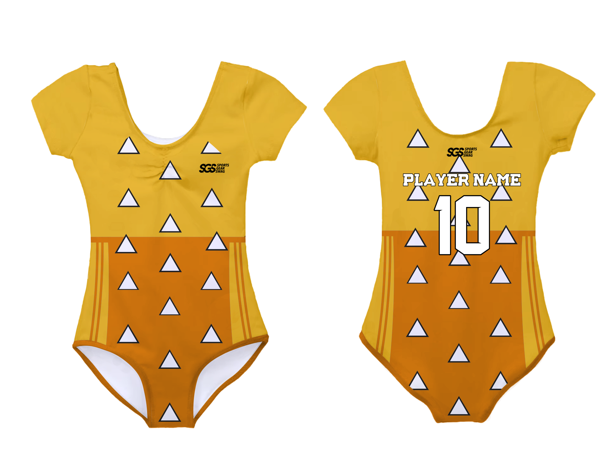 Custom short sleeve  gymnastic uniform adult youth zenitsu vibes - Gymnastics-uniforms