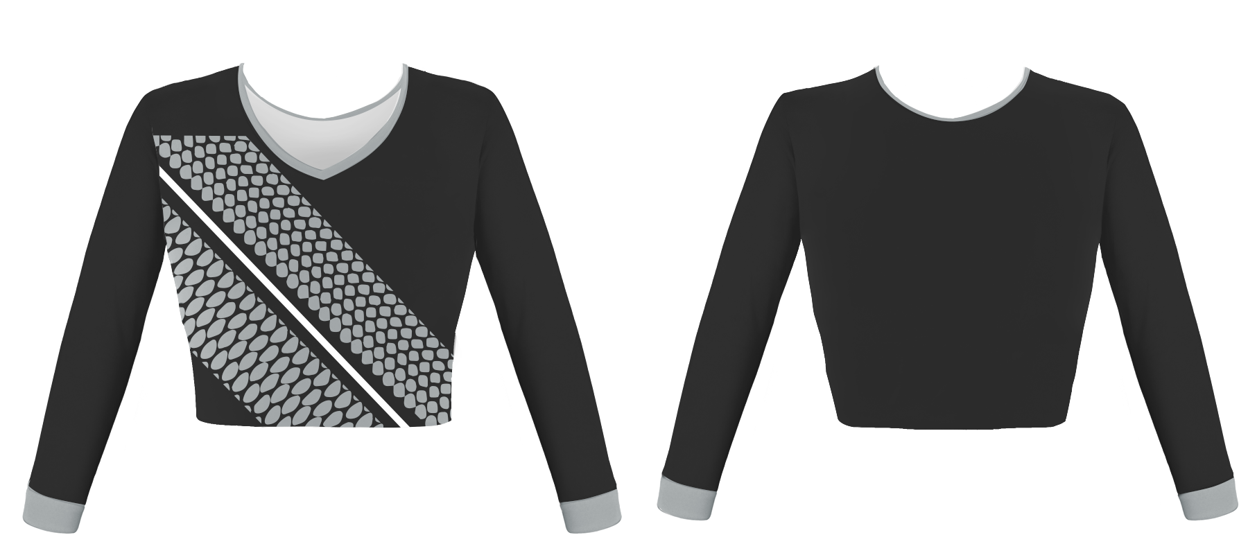 Custom animal skin adult youth unisex cheerleading long sleeve jersey - Jersey