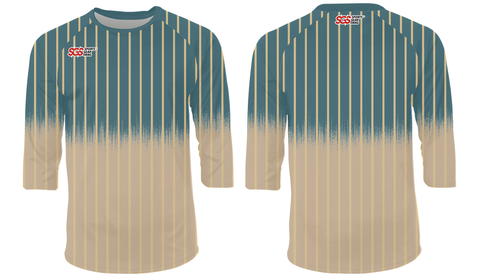 Custom 3/4 sleeve shirt adult youth unisex - Shirt-3-4-sleeve