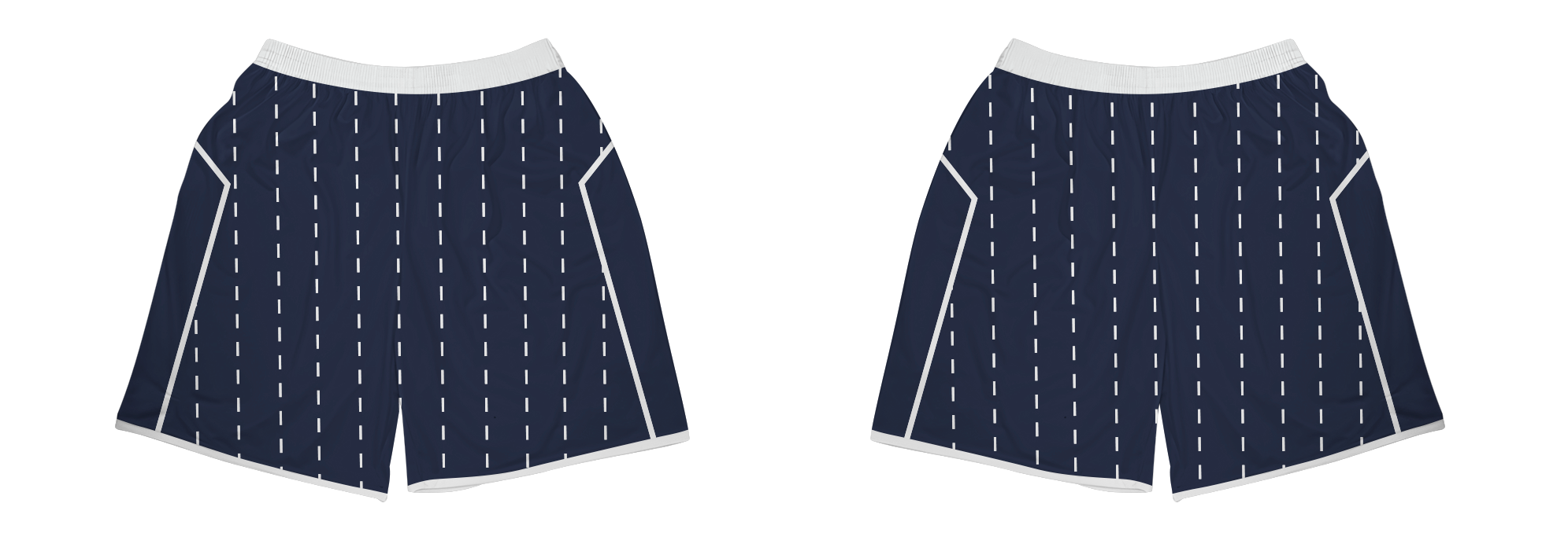 Custom dotted stripes adult youth unisex lacrosse shorts - Short