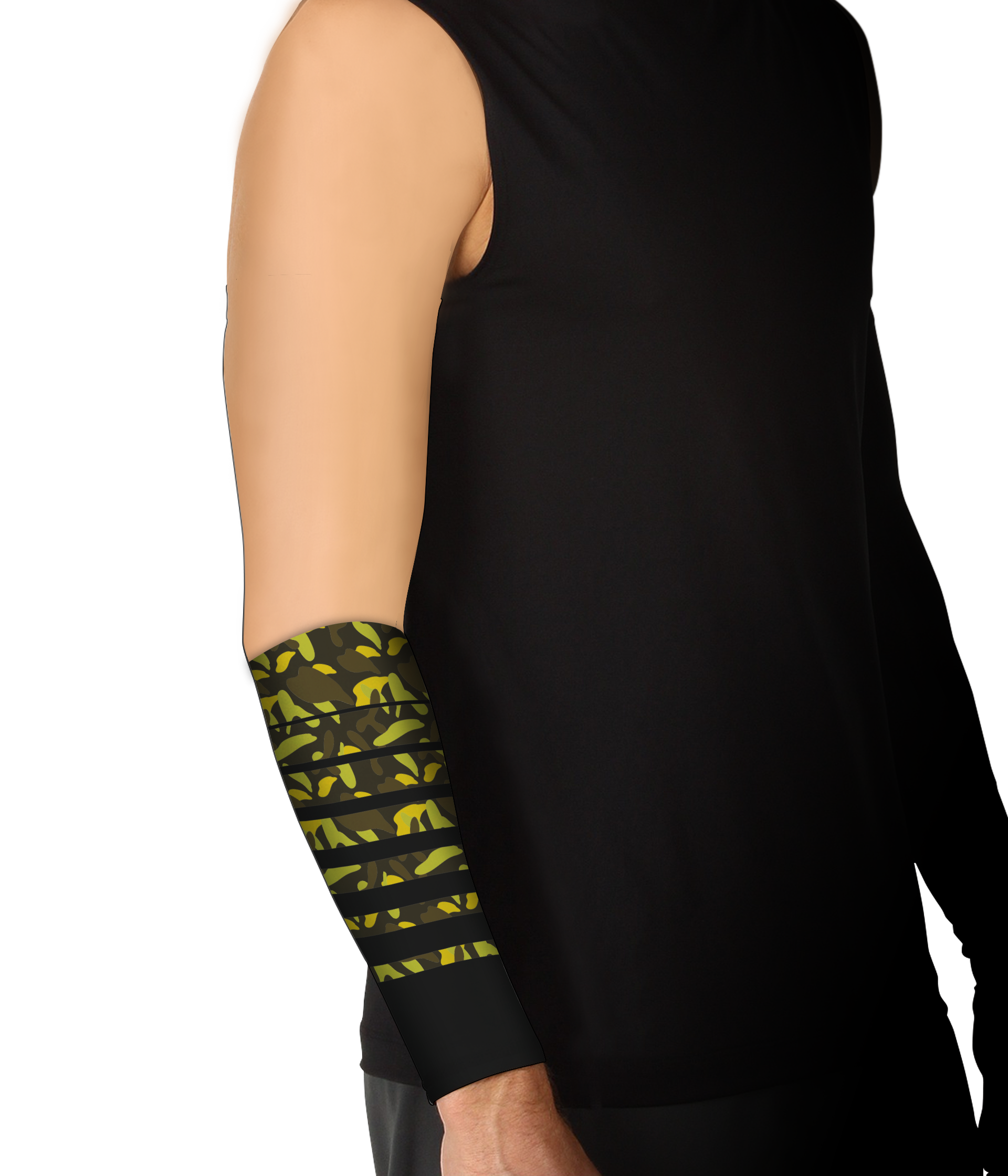 Custom camo lines adult youth unisex forearm sleeve - Arm-sleeve