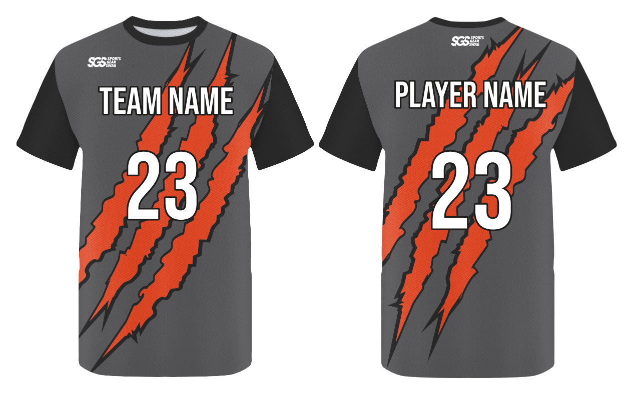 Custom claws scratches youth unisex basketball jersey - reversible uniform - Jersey