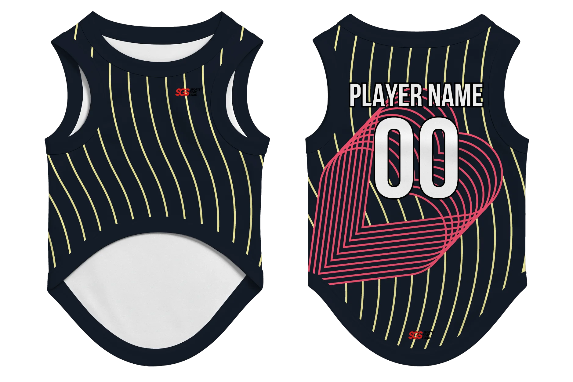 Custom pet basketball jersey classic design - Pets-basketball-jersey