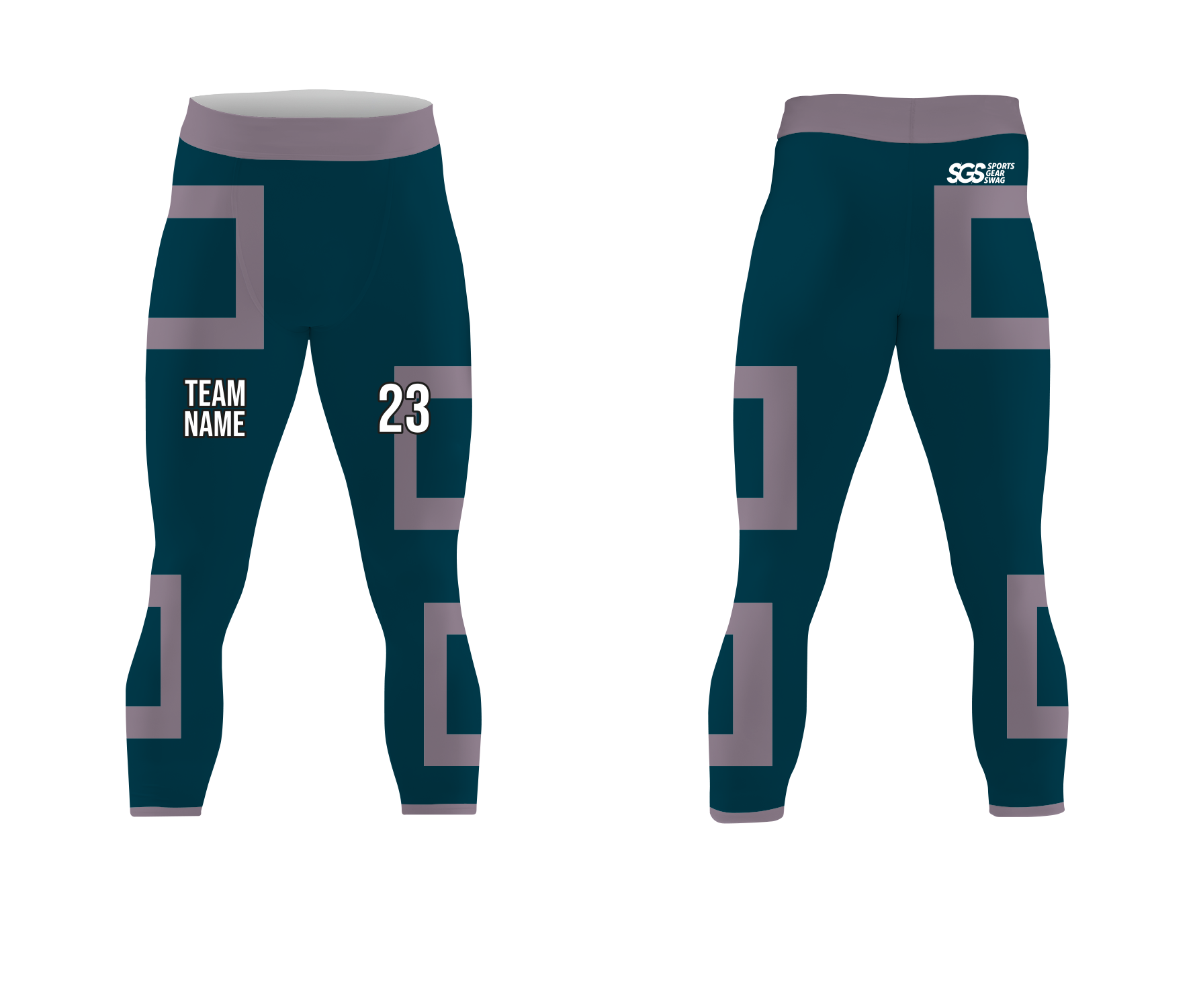 Custom comely  adult youth unisex mid calf compression tights - Compression-tights