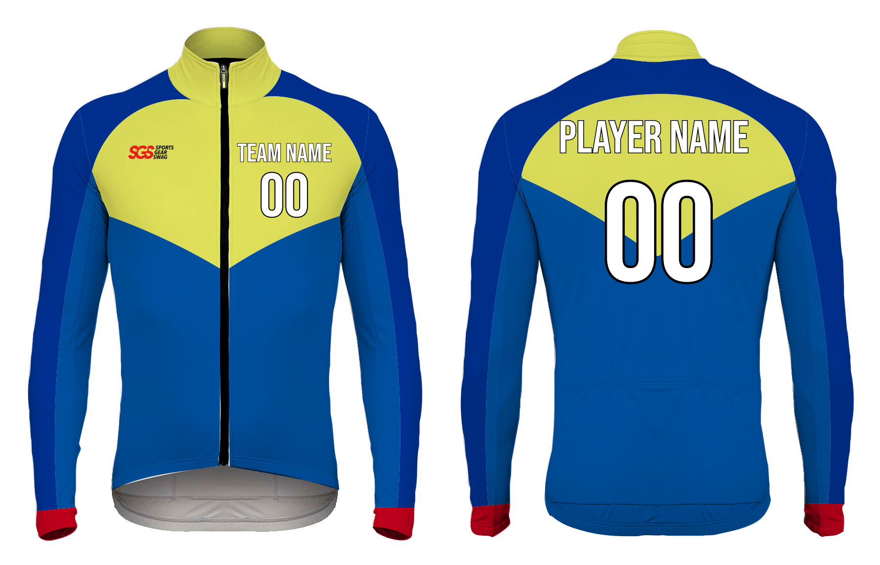 Custom cool adult youth unisex cycling long sleeve - Jersey