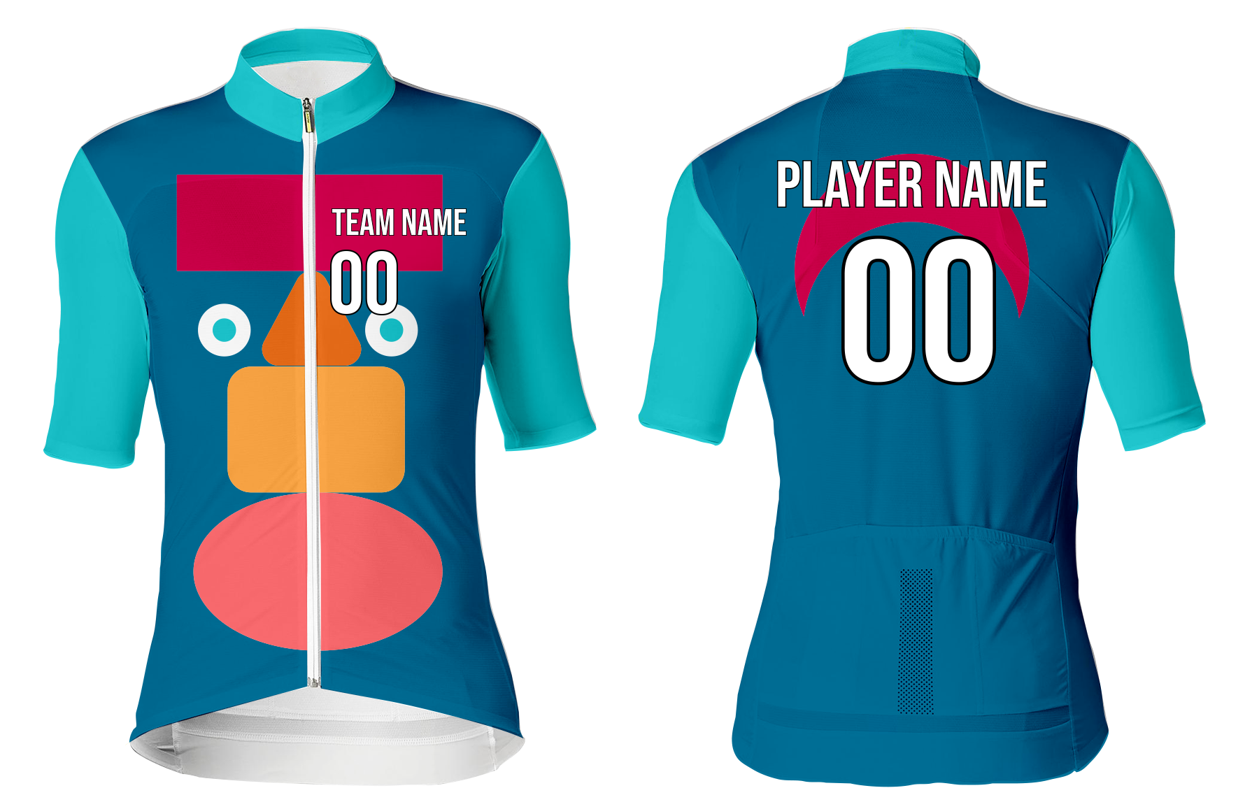 Custom famous adult youth unisex cycling short sleeve - Jersey