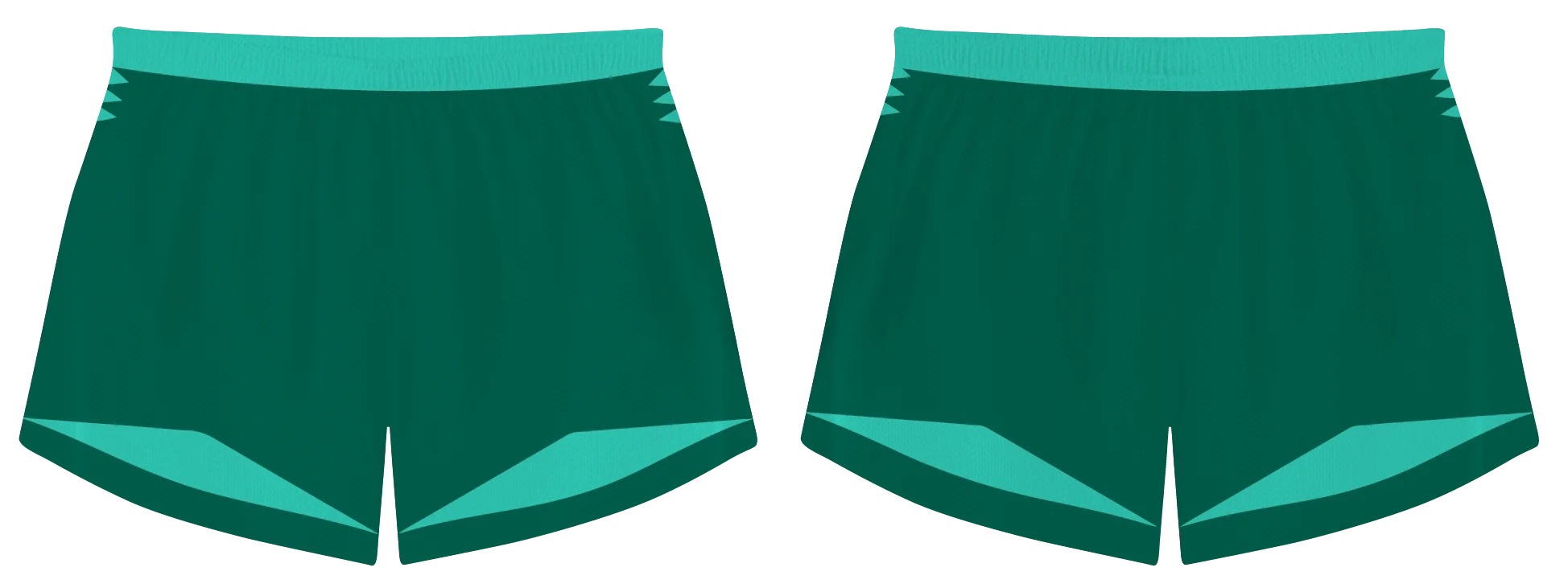 Custom triangle shapes adult youth volleyball shorts - Short