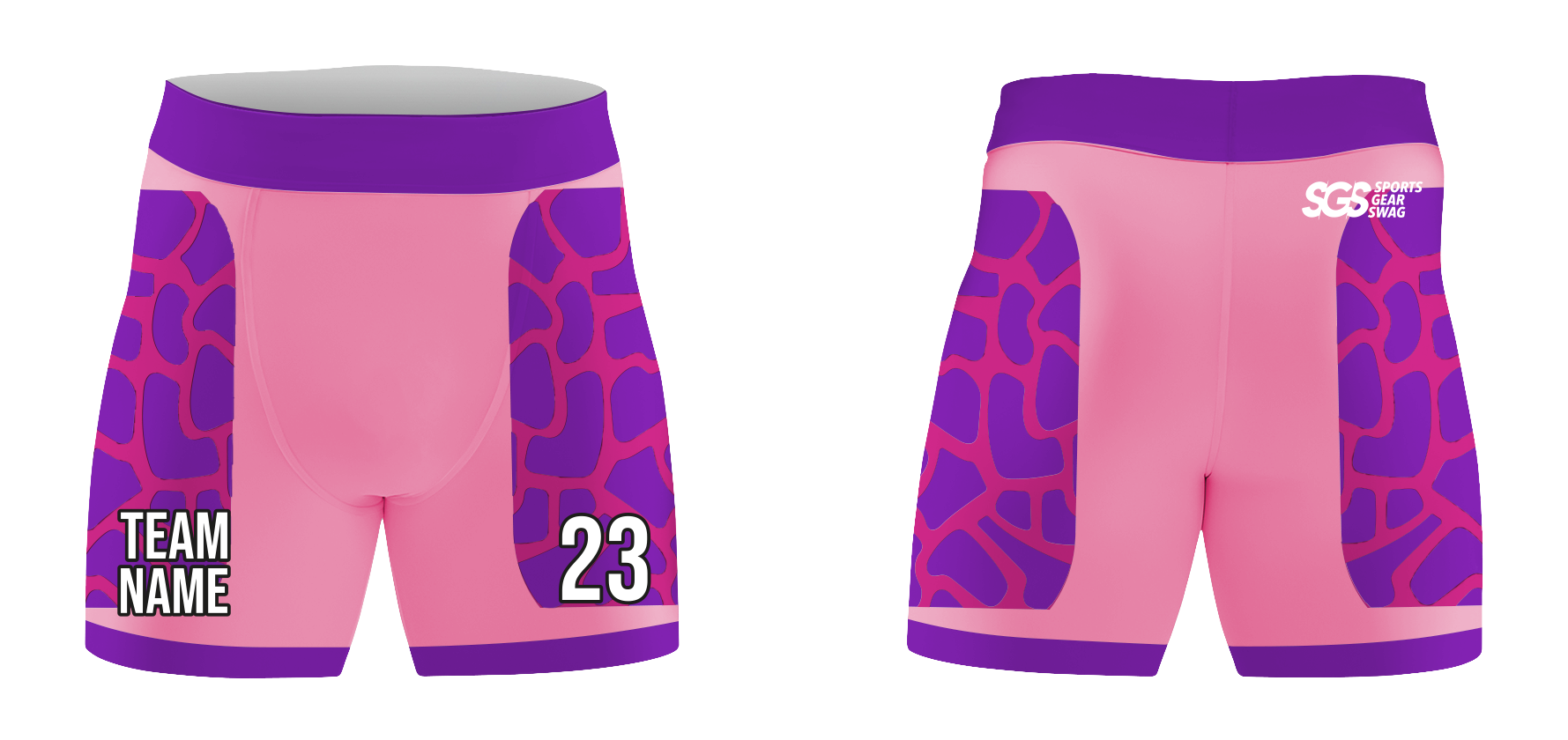 Custom compression dance shorts spider web - Dance-shorts