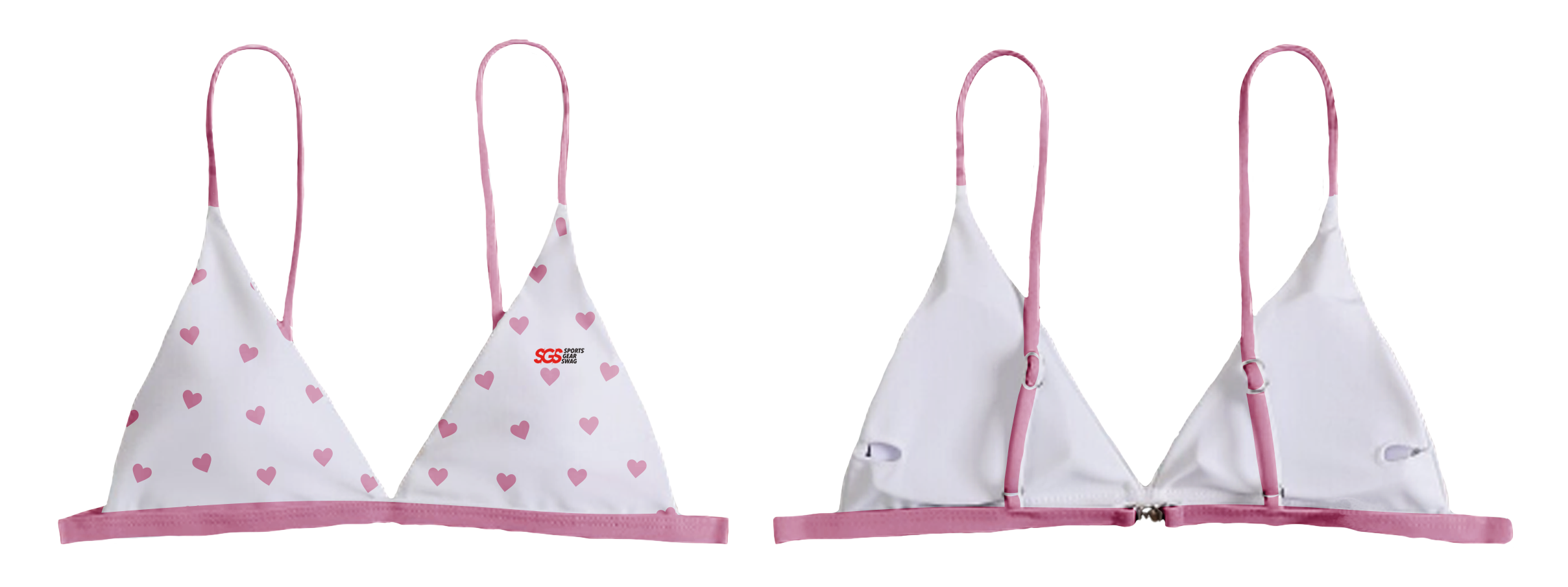 Custom two-piece bikini medium cut love struck - Swimming-tops