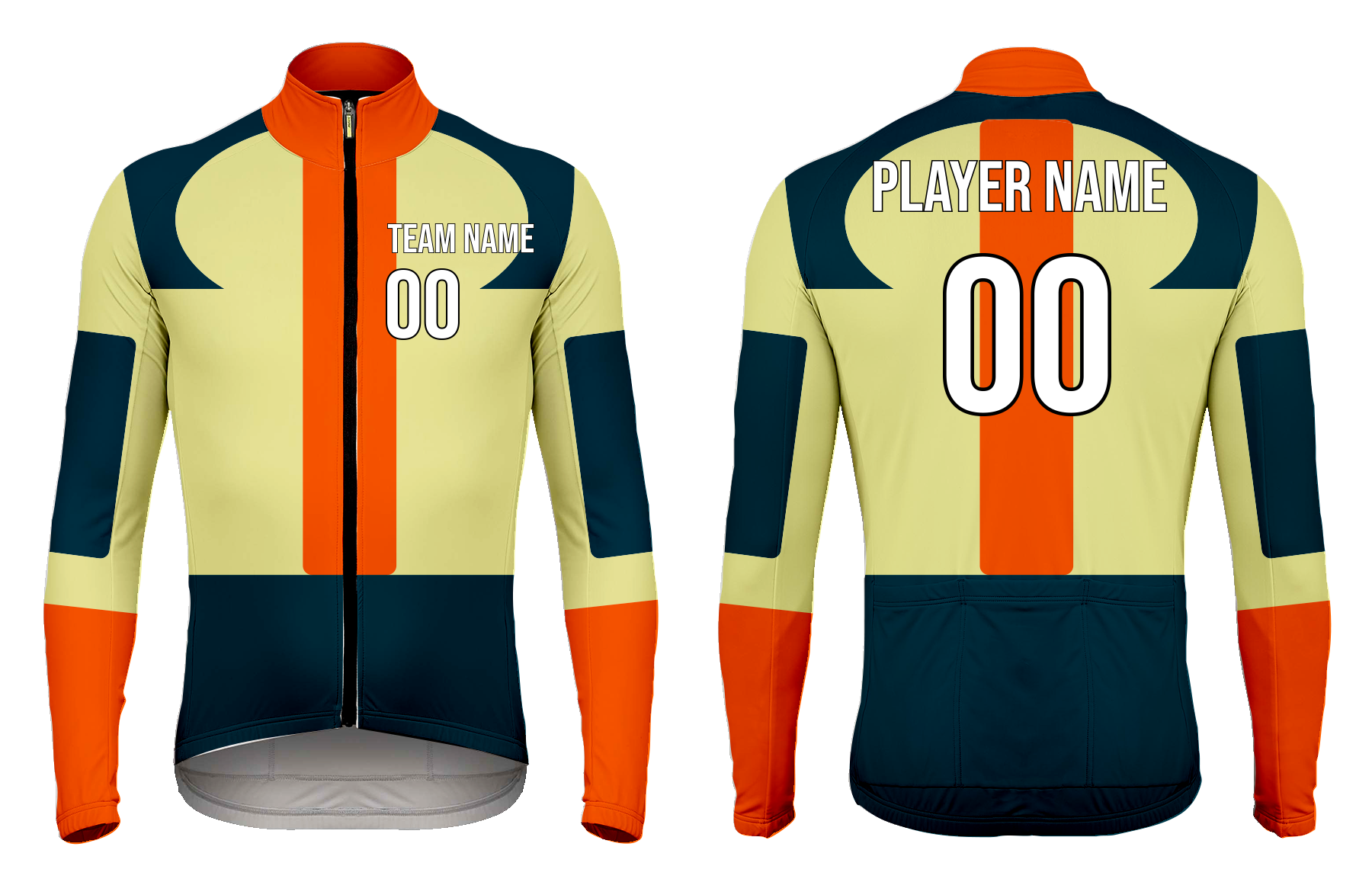 Custom well  design adult youth unisex cycling long sleeve - Jersey