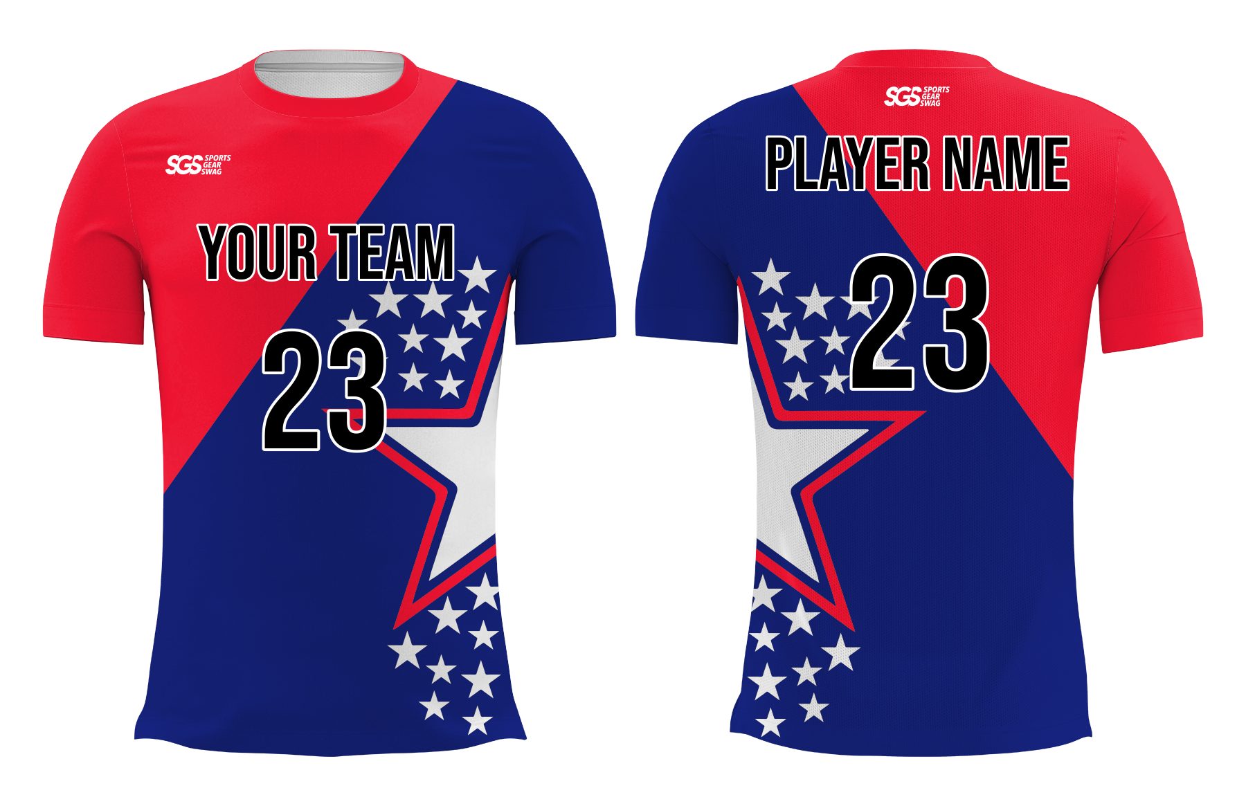 Custom amazing stars adult youth unisex volleyball jersey - Jersey