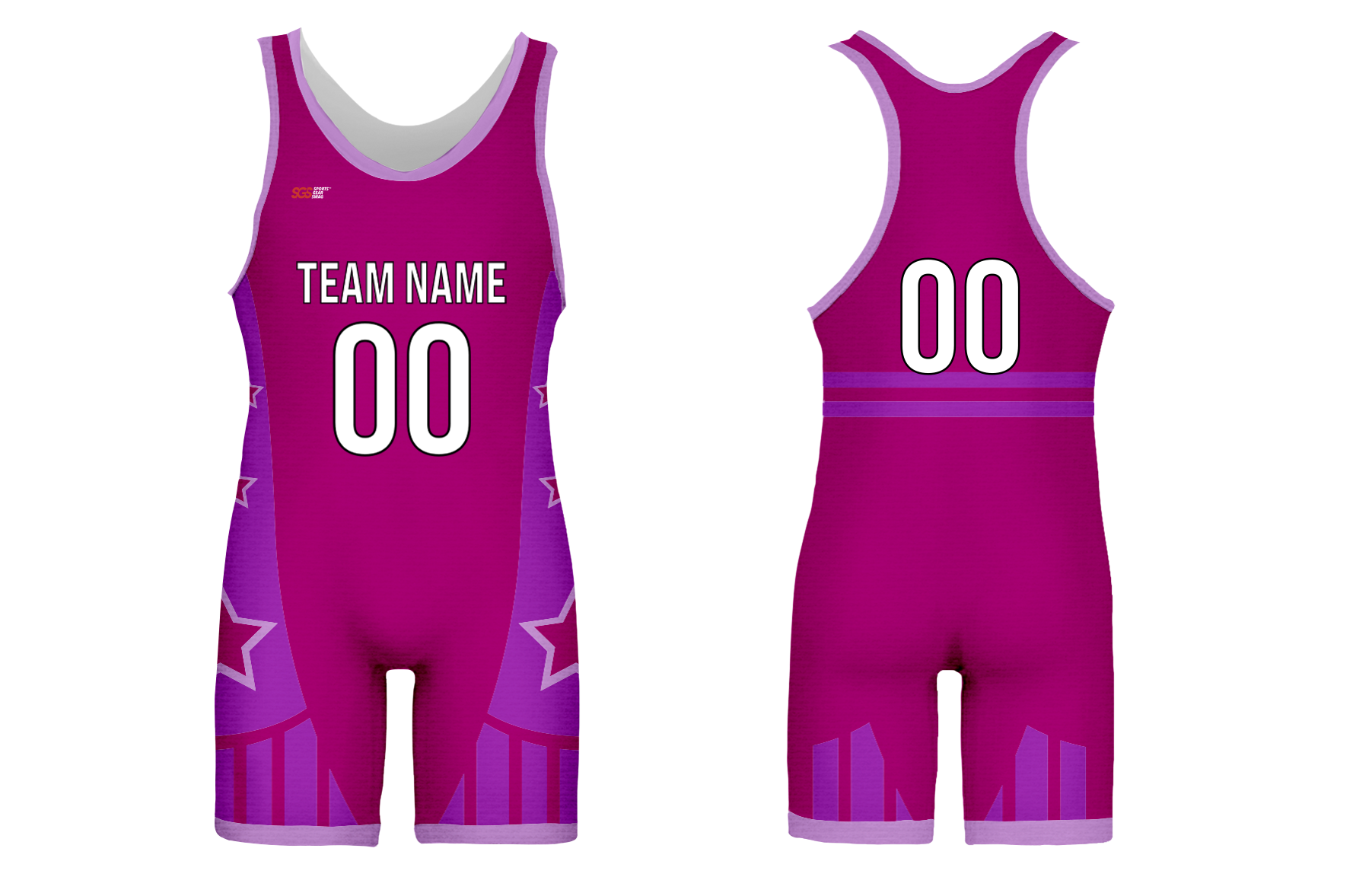 Custom pink stellar flare adult youth unisex powerlifting singlets - Powerlifting-singlets