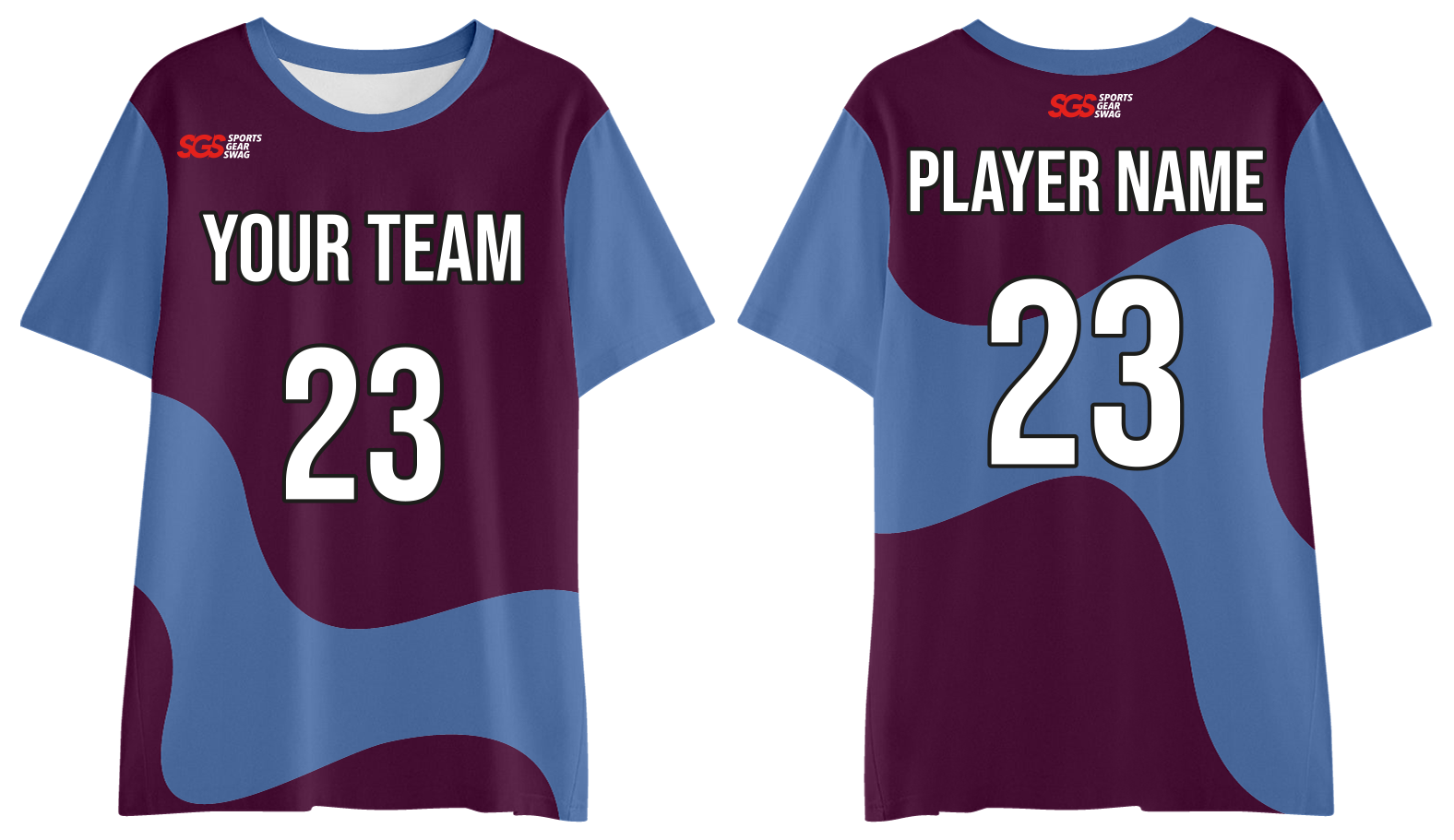 Custom short sleeve shirts adult youth unisex mystic ripple - Jersey
